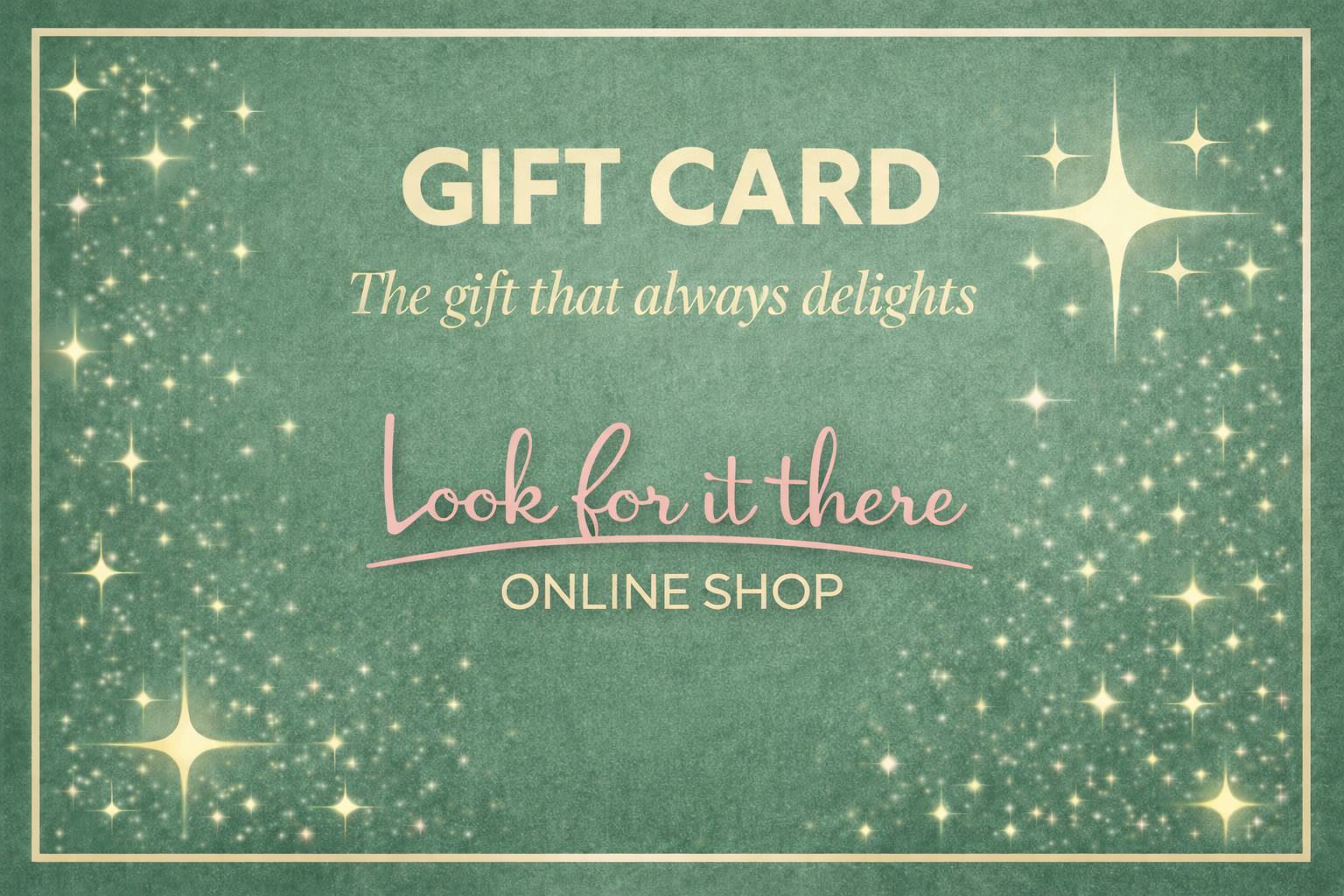 Look for it Here eGift Card | Look for it Here Design, Digital Delivery