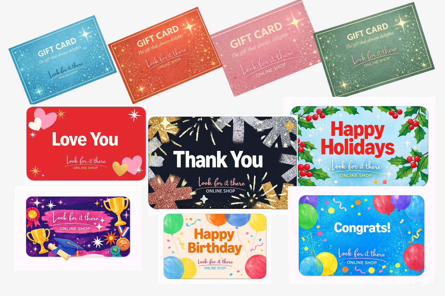 Look for it Here eGift Card | Look for it Here Design, Digital Delivery