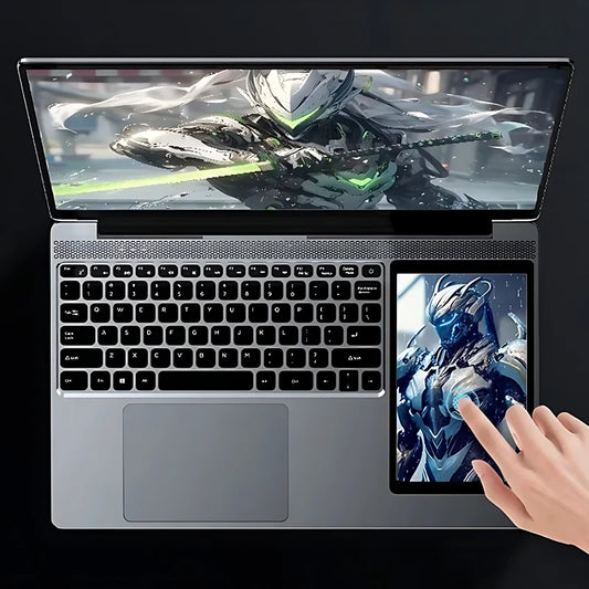 Dual Screen Laptop (15.6" + 7") - 32GB RAM, DS156 CPU