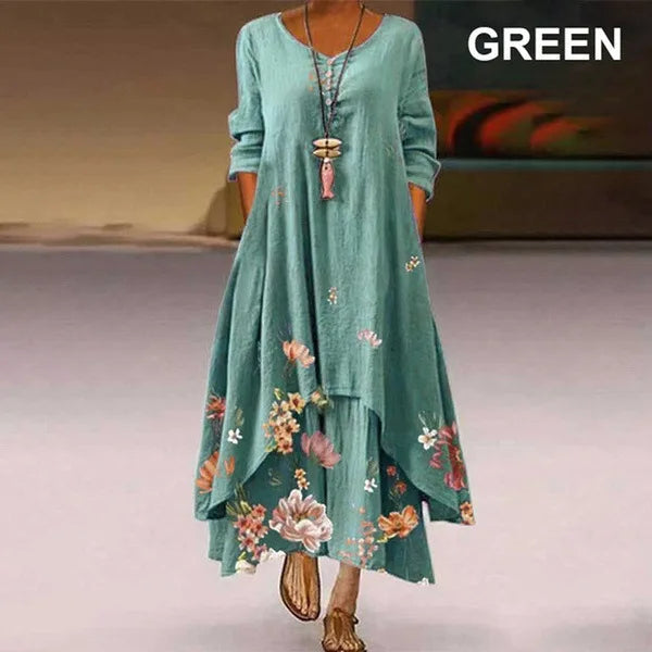 Plus Size Boho Maxi Dress