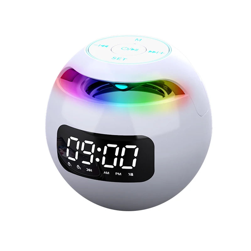Bluetooth Speaker with Alarm Clock and LED Display