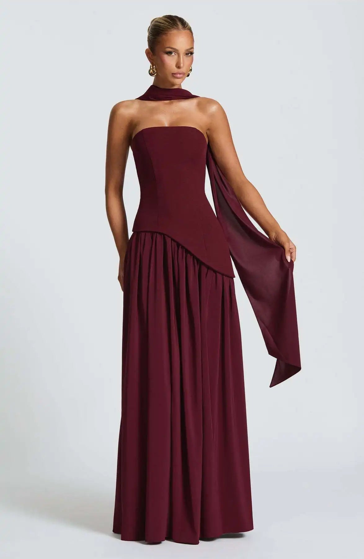 Sleeveless Summer Dress with Irregular Design