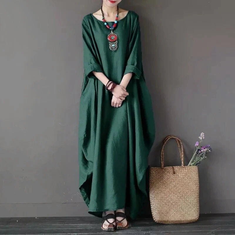 Long Linen Dress