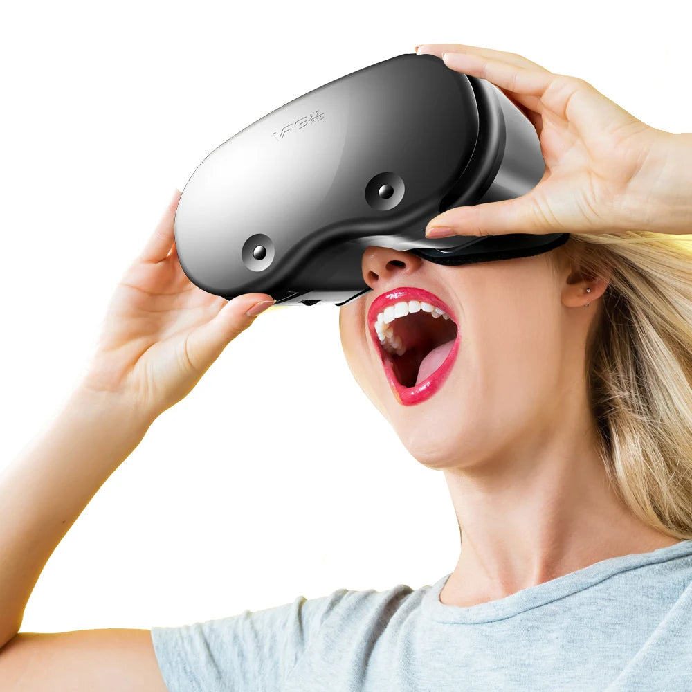 3D VR Headset for iPhone & Android, Virtual Reality Glasses with Real Lenses