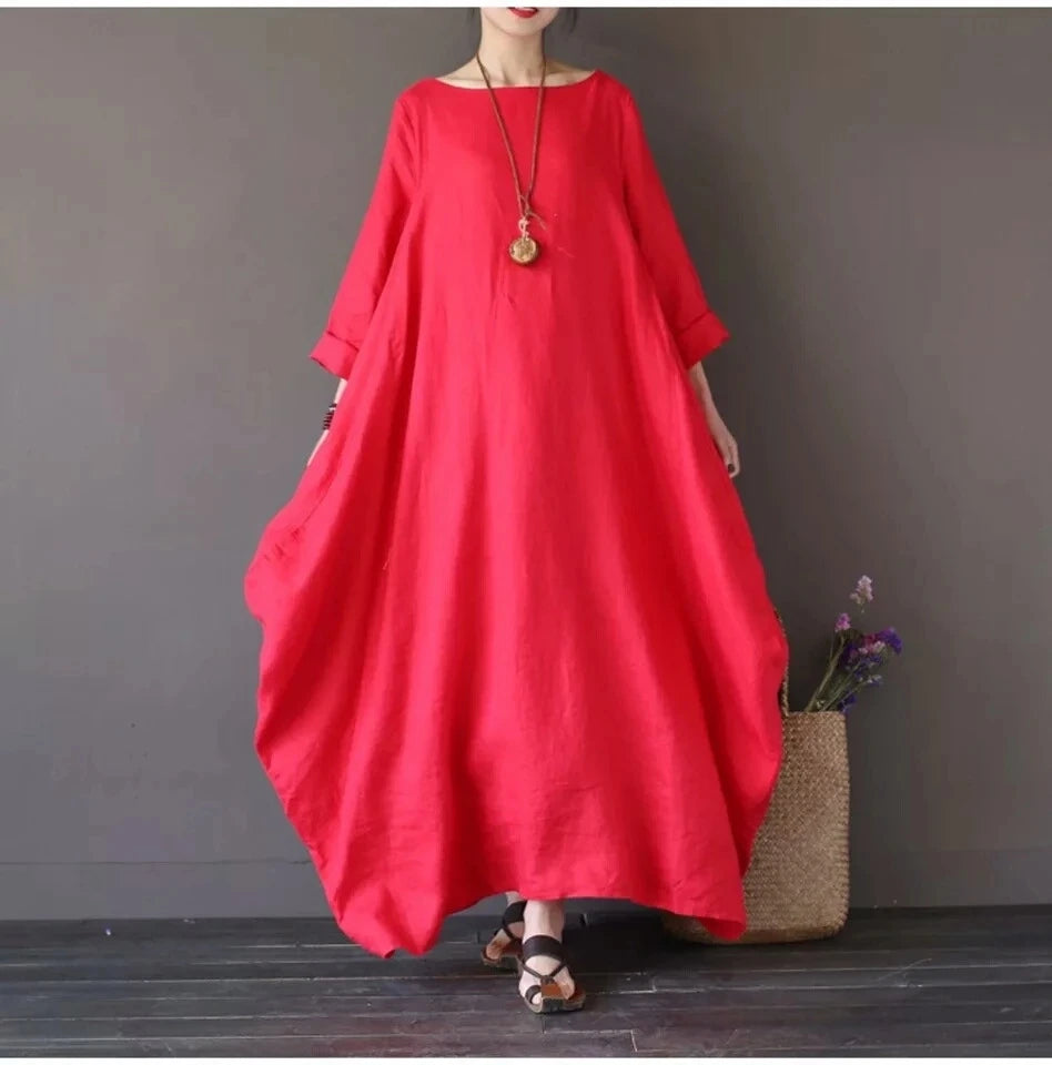 Long Linen Dress