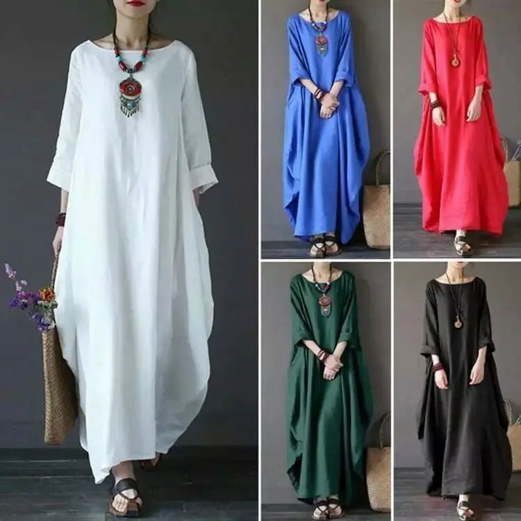 Long Linen Dress
