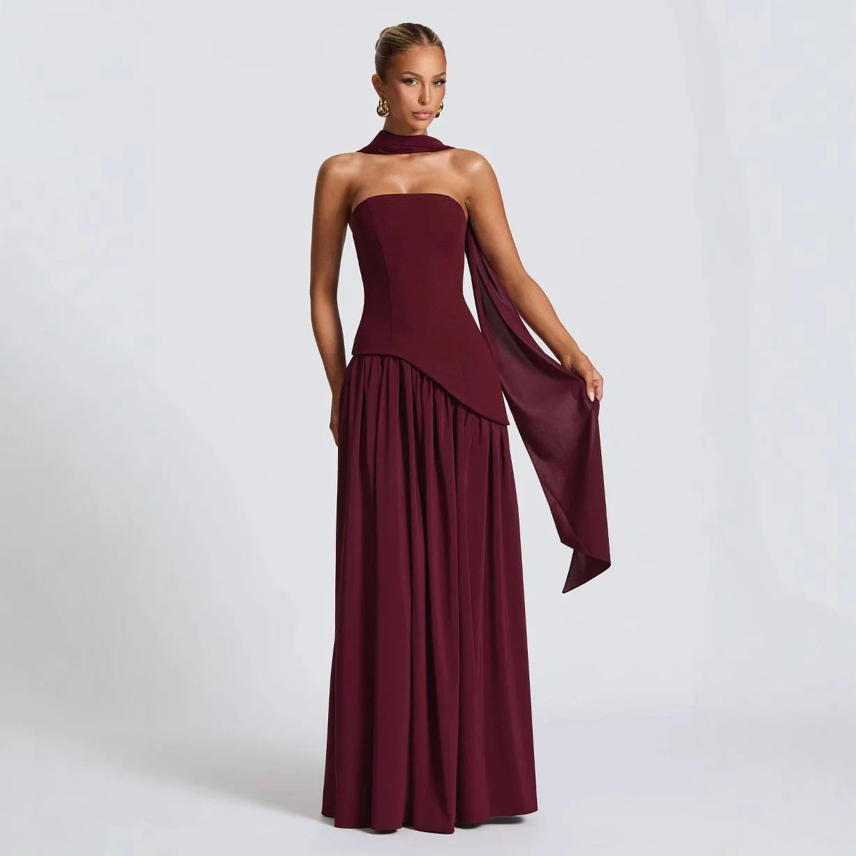 Sleeveless Summer Dress with Irregular Design