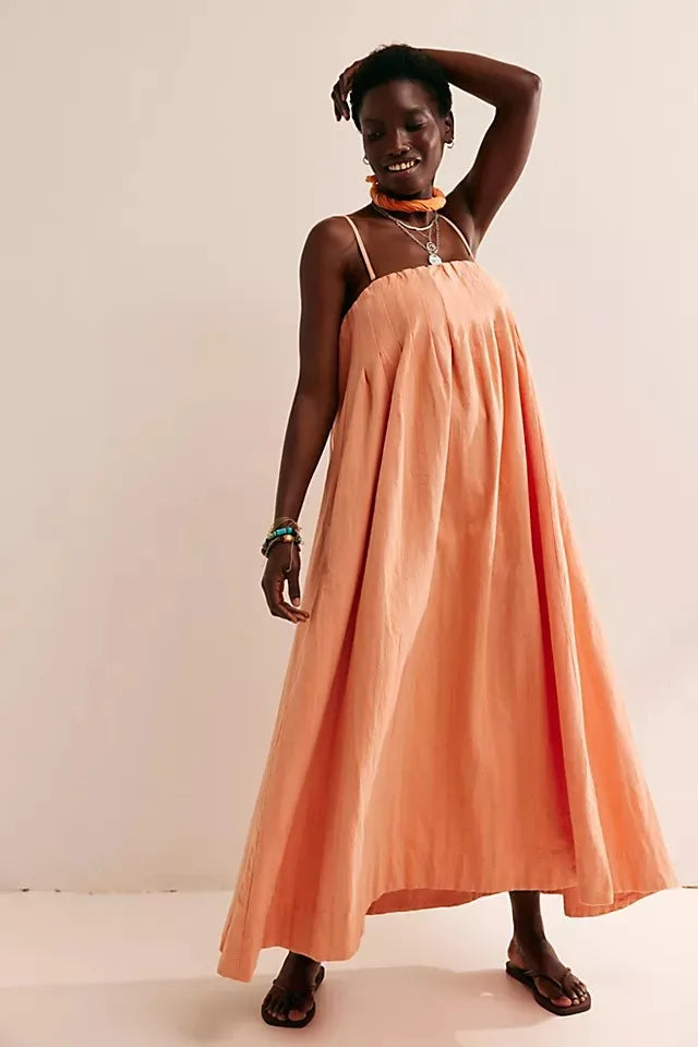 Casual Cotton Maxi Dress