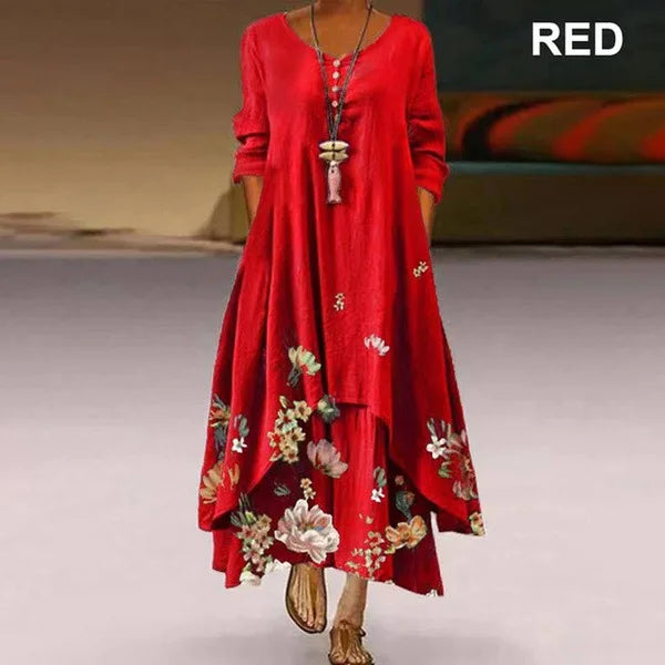 Plus Size Boho Maxi Dress