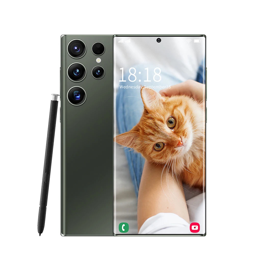 Android Smartphone S23 Ultra 5G - 6.8" Screen, 200MP Camera, Expandable Memory