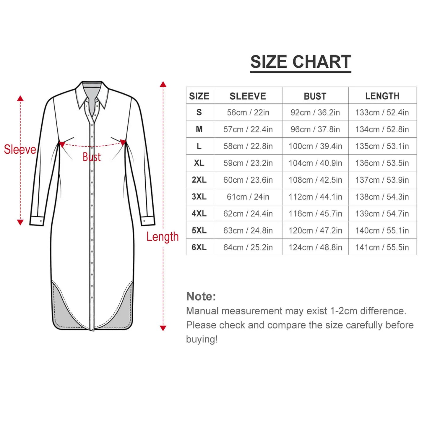 Plus Size Shirt Dress