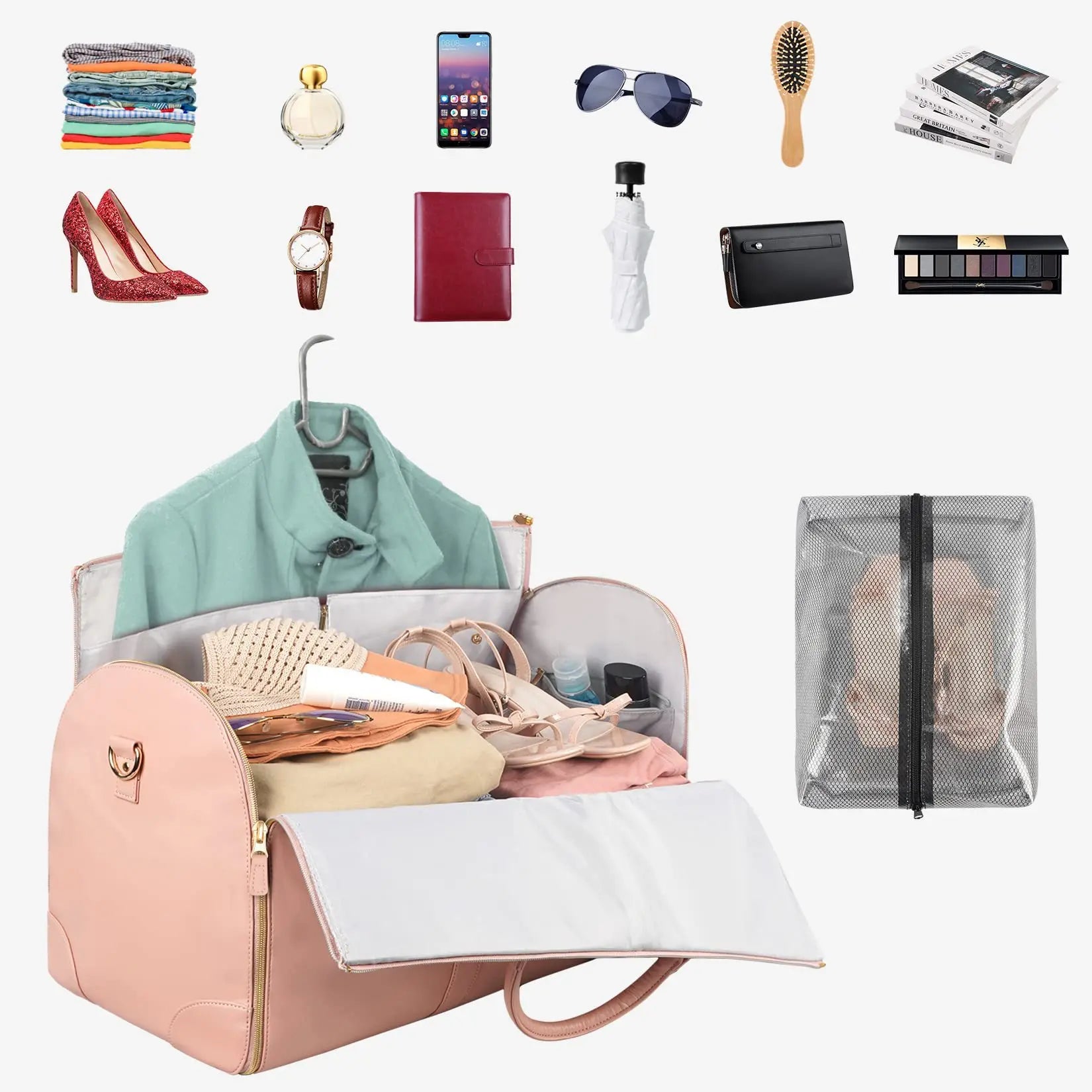 Waterproof duffle bag for women