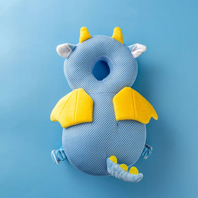 Toddler Head Protector (1-3T) | Anti-Bump Safety Pillow | Padded Backpack Headgear for Babies & Kids | Cartoon Design