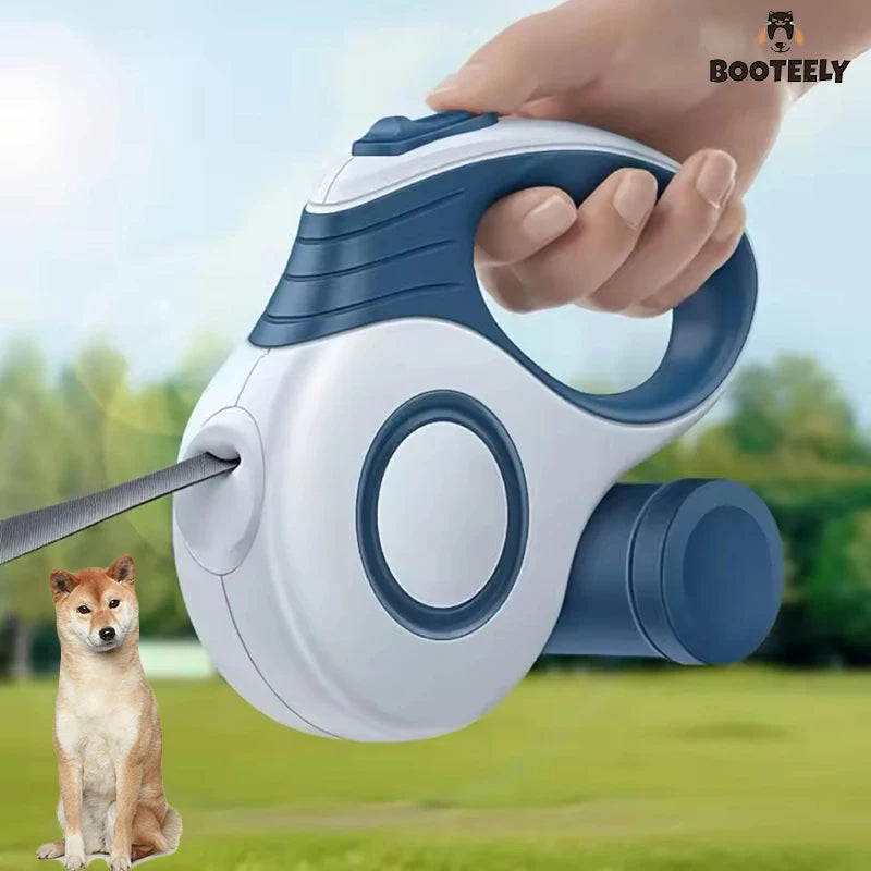 Dog Leash | Retractable and Extendable, with Nylon Rope, for Outdoors, Travel and Hiking, for Small and Large Dogs