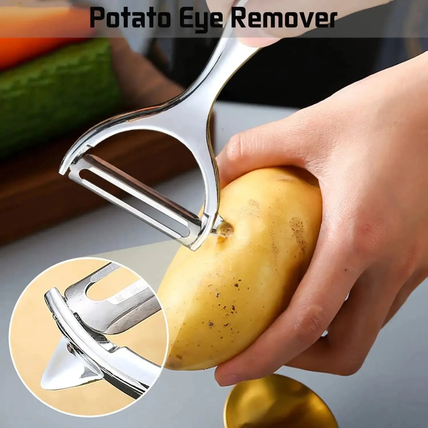 Stainless steel vegetable peeler kitchen tool