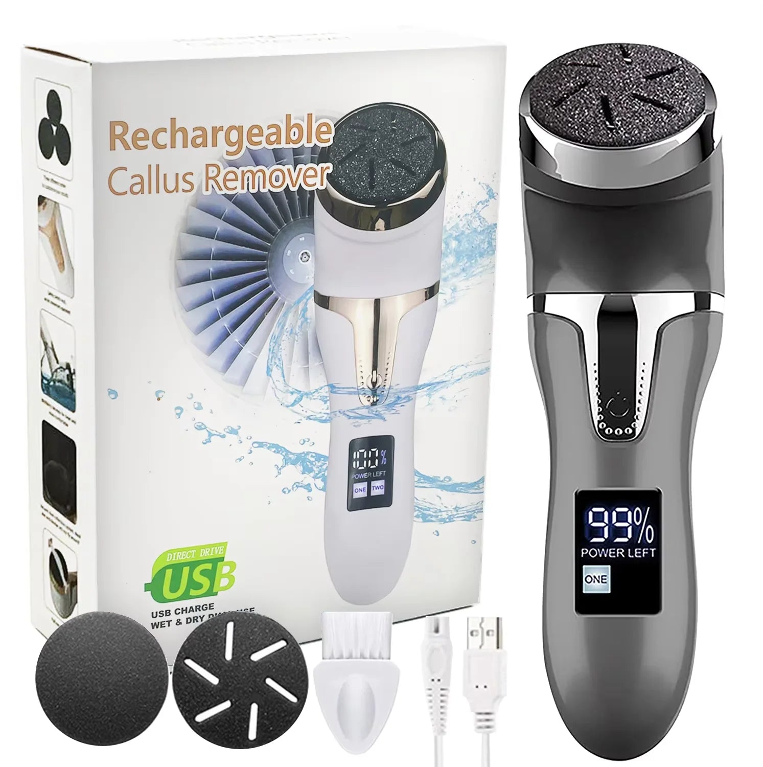 Professional Electric Callus Remover | Powerful Foot File for Hard Skin and Calluses