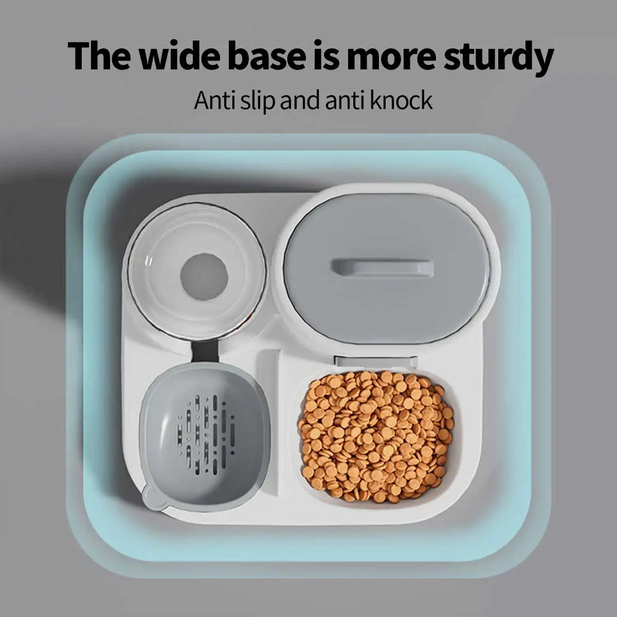 Pet Feeder and Waterer | Dual Purpose, Large Capacity, Suitable for Dogs and Cats, Practical and Easy to Use