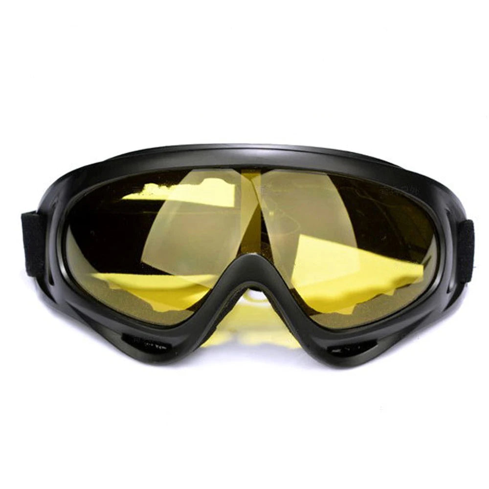 Motocross Goggles with Protective Mask - Dustproof, Adjustable and Breathable