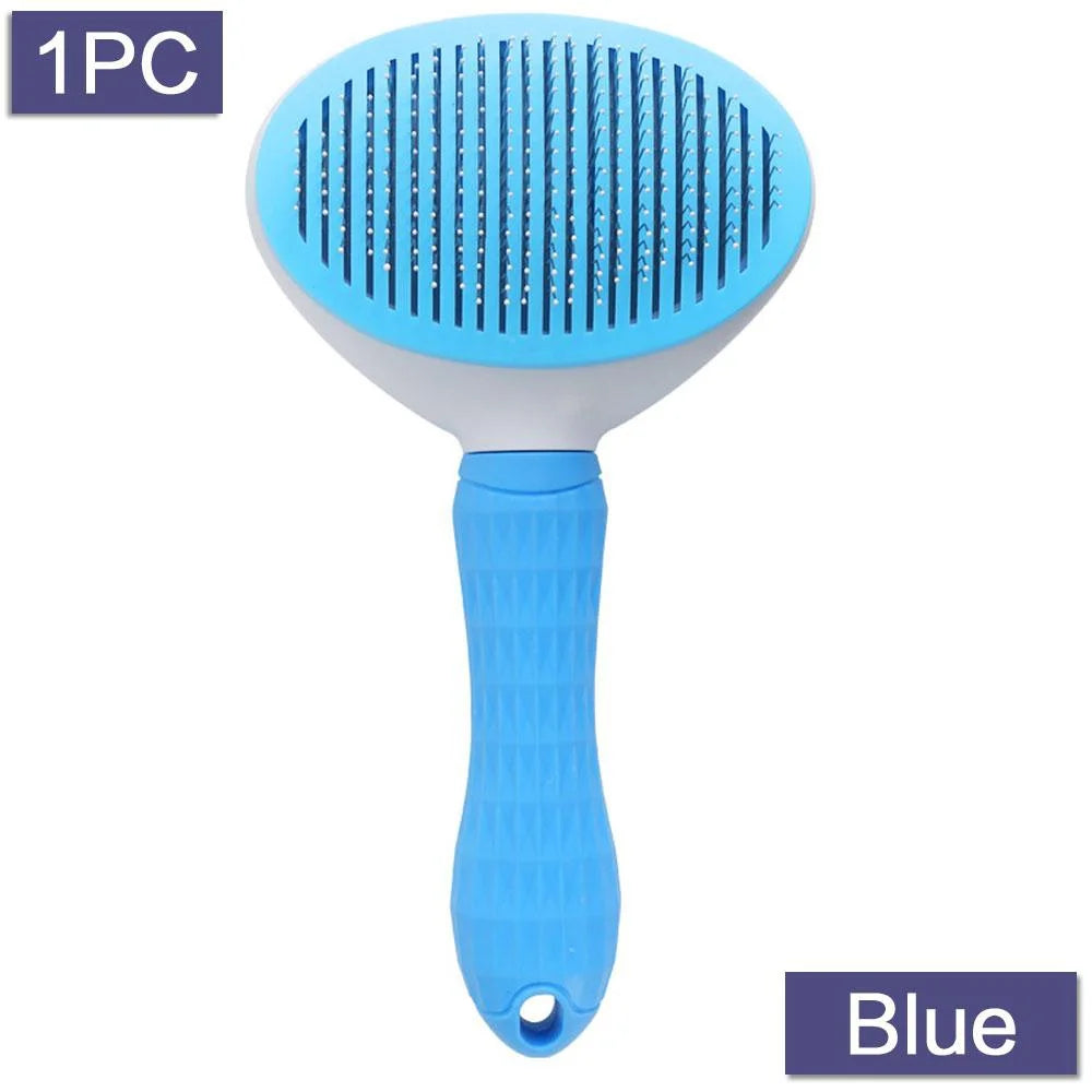 Stonego Self Cleaning Deshedding Slicker Brush for Dogs and Cats
