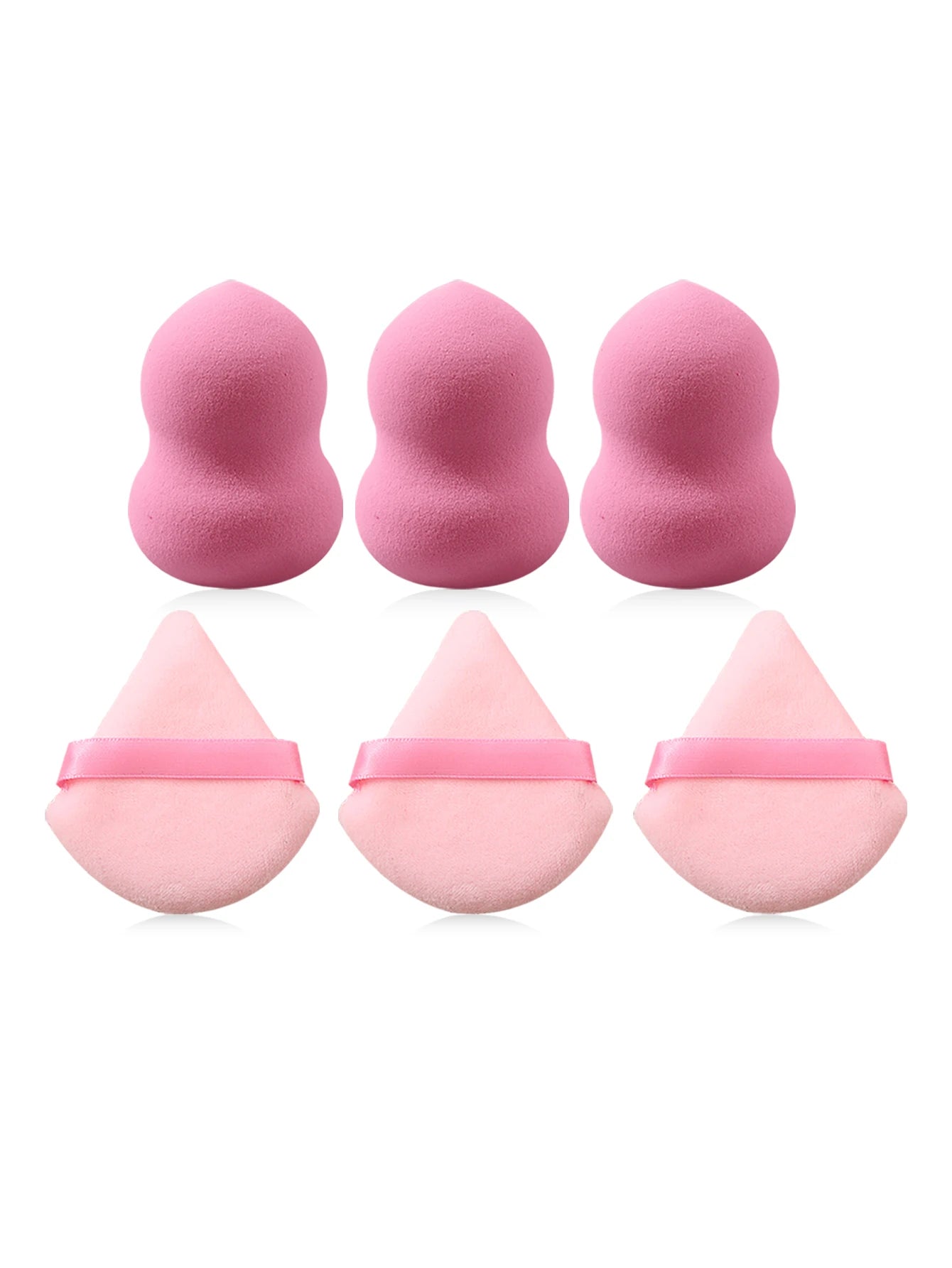29-Piece Makeup Kit, Set of 13 Brushes and 12 Sponges, Includes Headband, Wristband and Facial Cleansing Brush, Complete Accessories