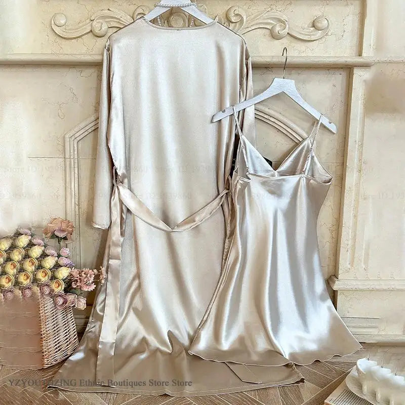Bridal Wedding Robe | Rayon Bathrobe, Pajama Set, Kimono