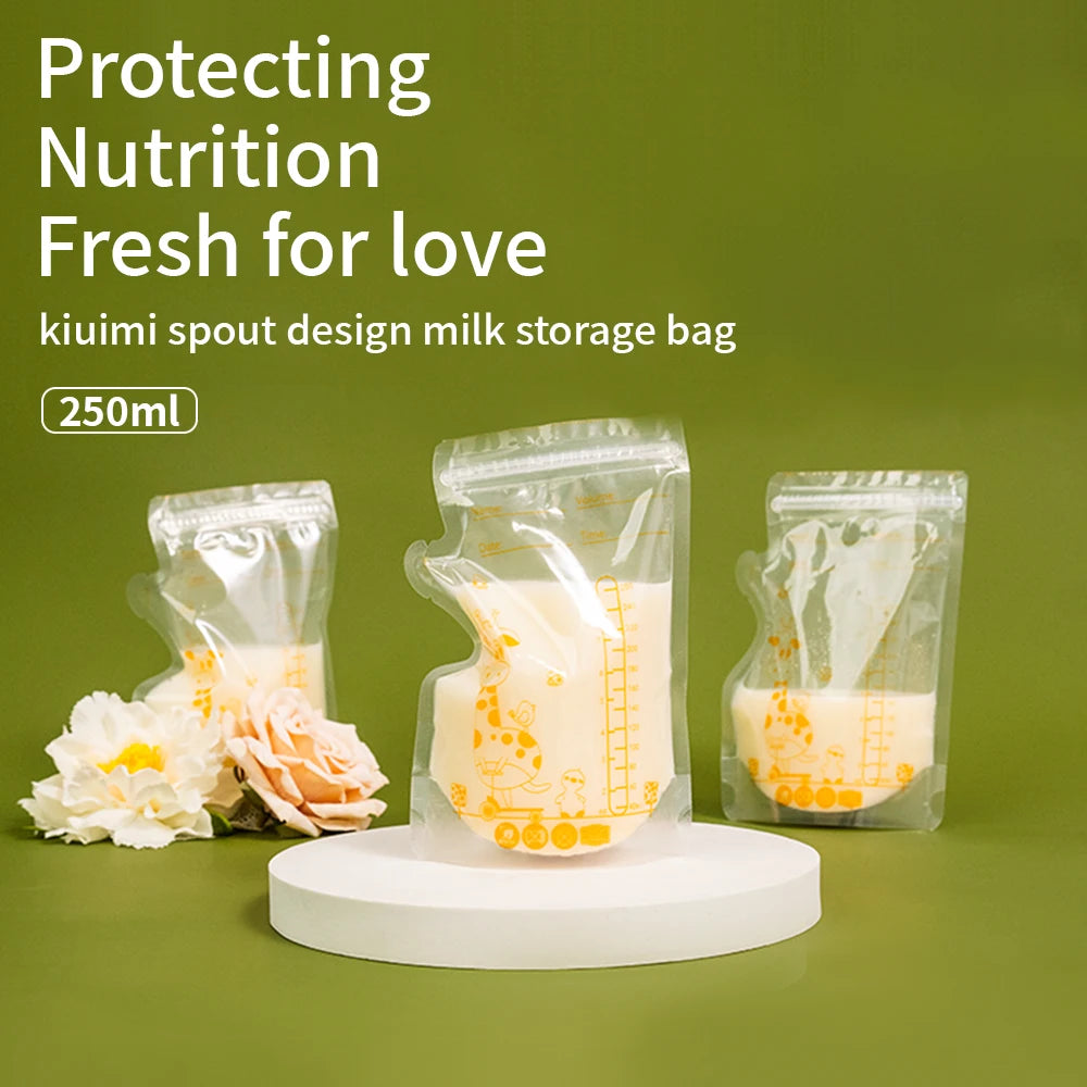 Breastmilk storage bags BPA free