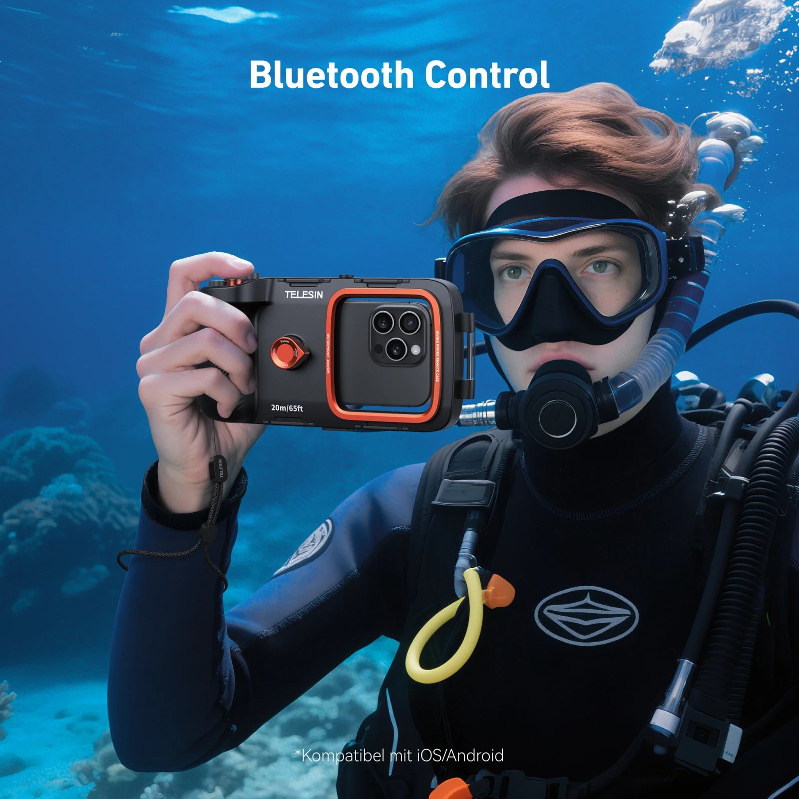 Waterproof Diving Case with Remote Control