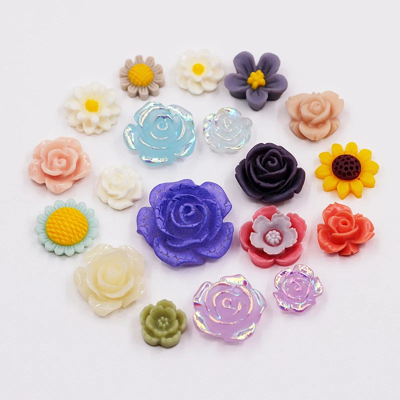 Flower silicone mold with rose shapes