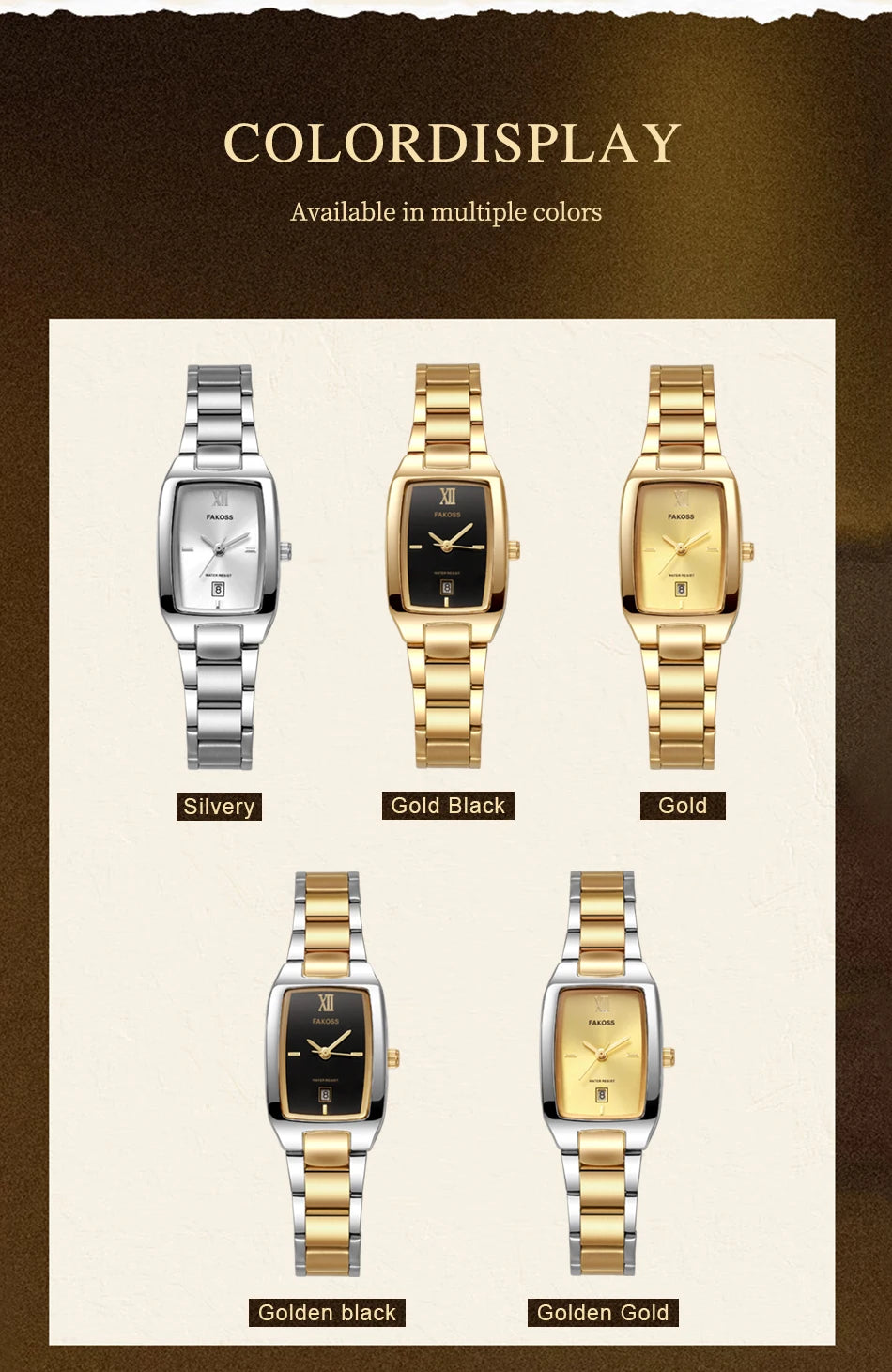 Women's White Stainless Steel Quartz Watch