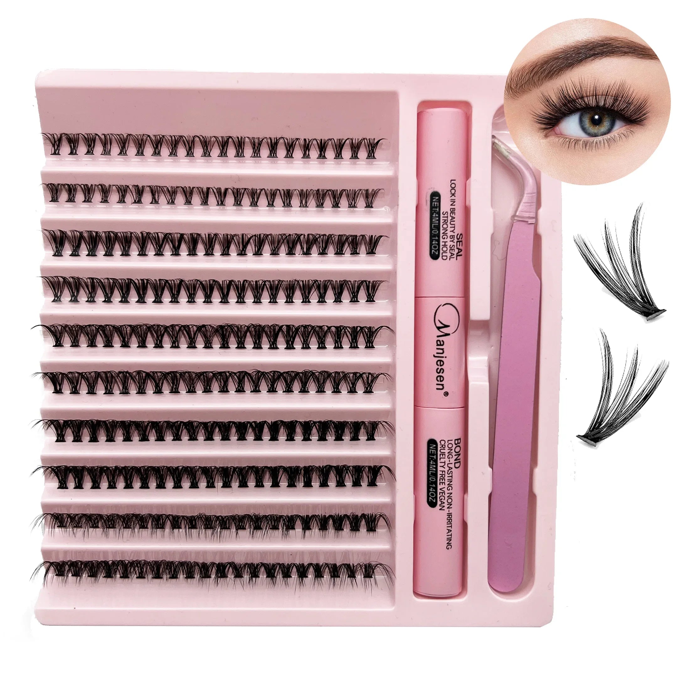 DIY lash clusters kit 200 PCS