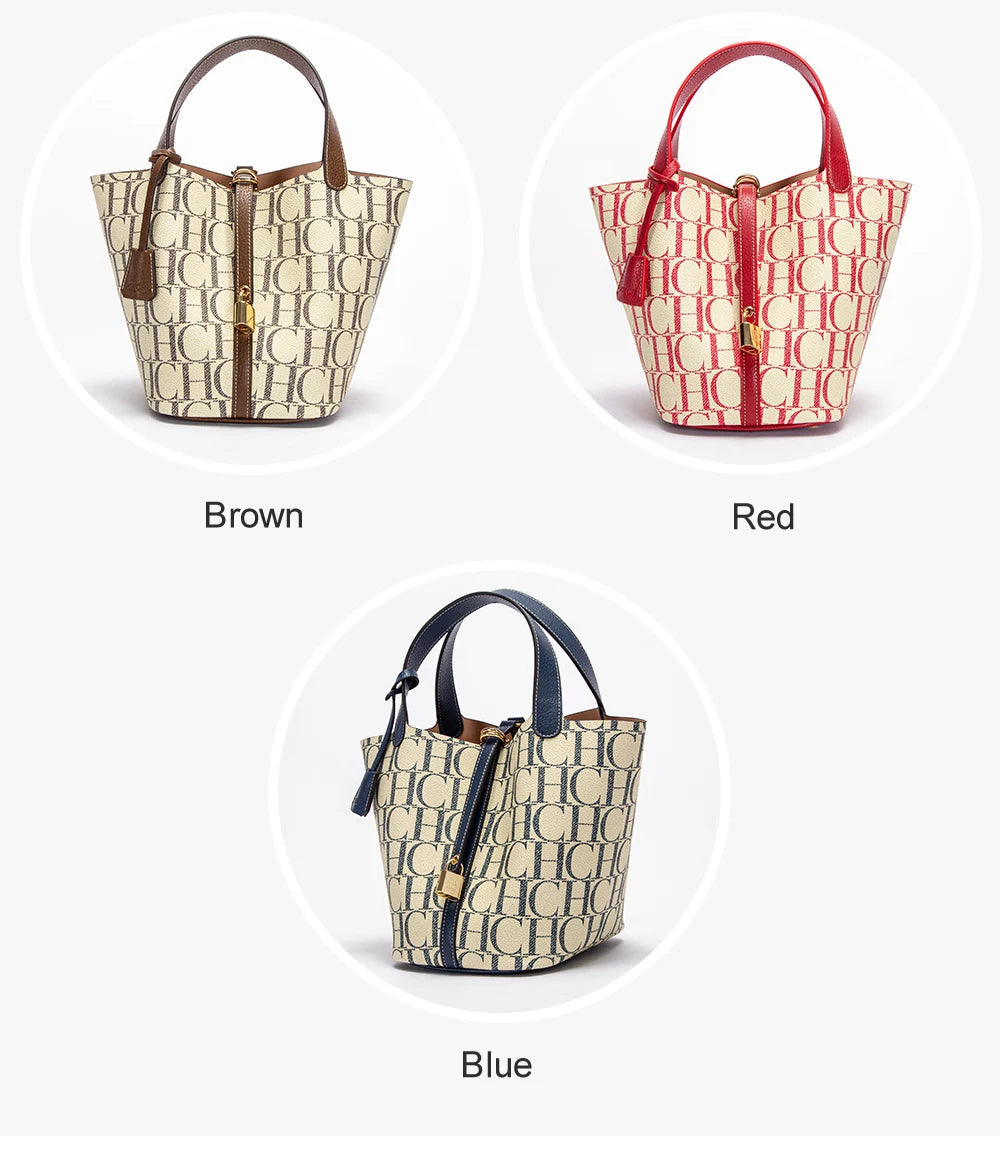 Large Capacity Women's Handbag, Work and Travel Tote Bag, Stylish Shoulder Bag with Monogram Design and Premium Texture