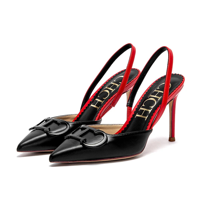 Women's pointed heels | Elegant strappy shoes