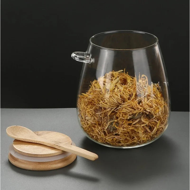 Glass Jar with Airtight Lid