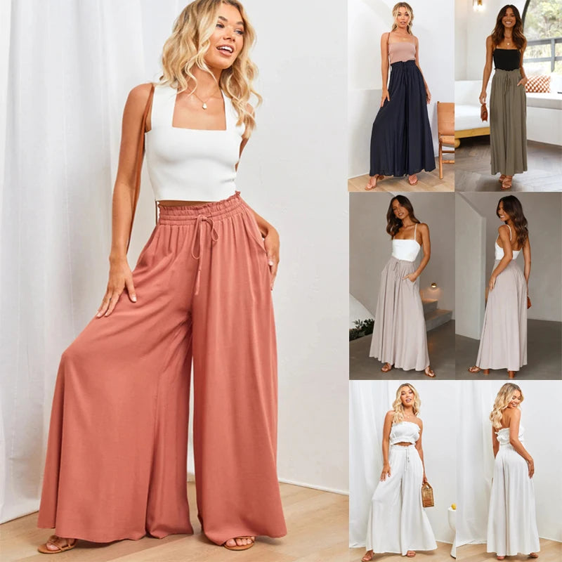 Women's Wide Leg Summer Pants