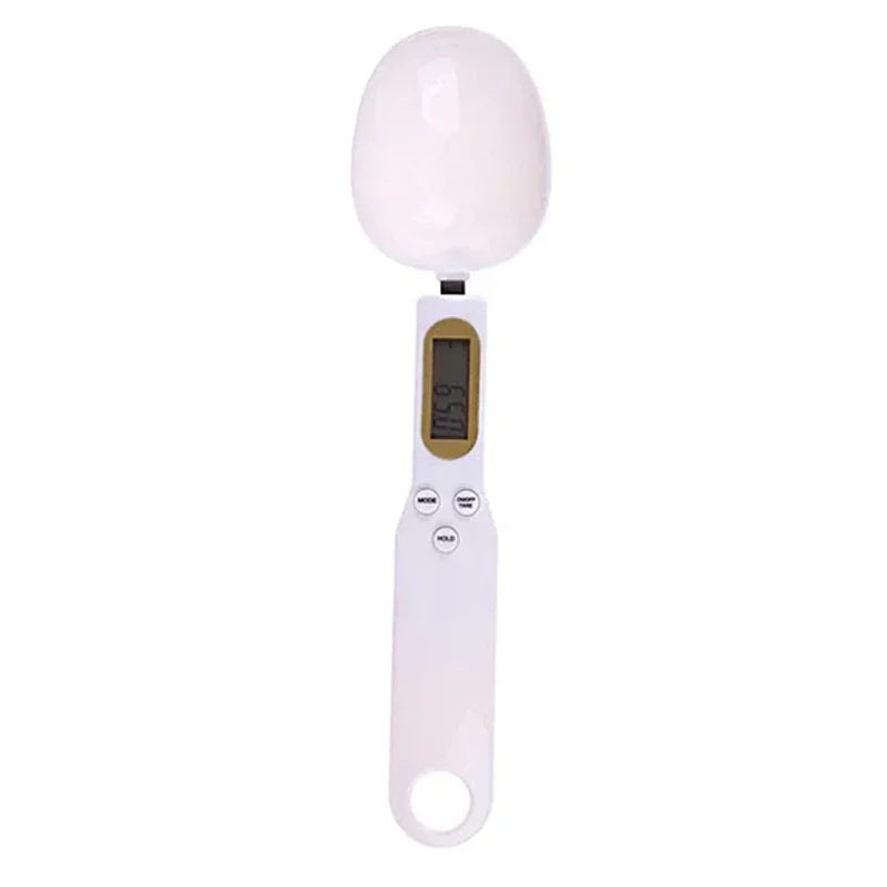 Digital kitchen measuring spoon, mini precision scale from 0.1g to 500g with LCD display, electronic measuring spoon.