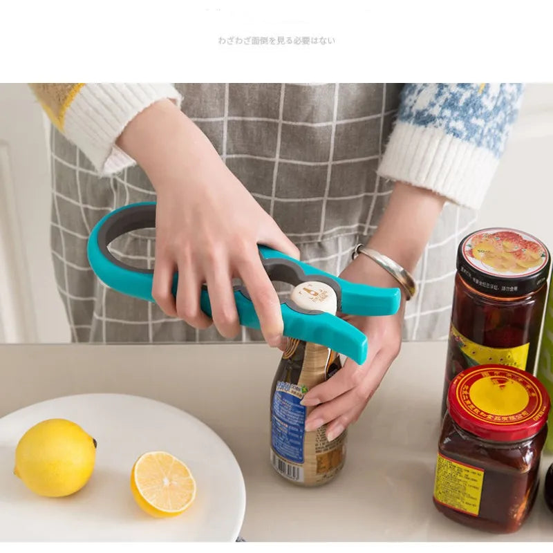 4 in 1 Jar Opener with Easy Grip Handle