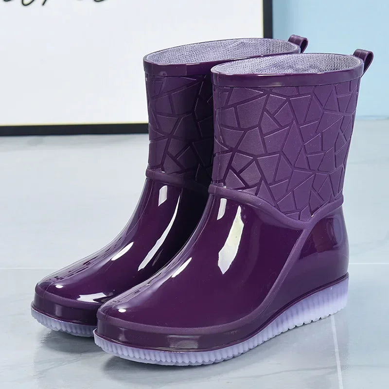 Women's Boots for All Seasons | Waterproof and Non-Slip Outdoor Boots | Durable Rain Footwear