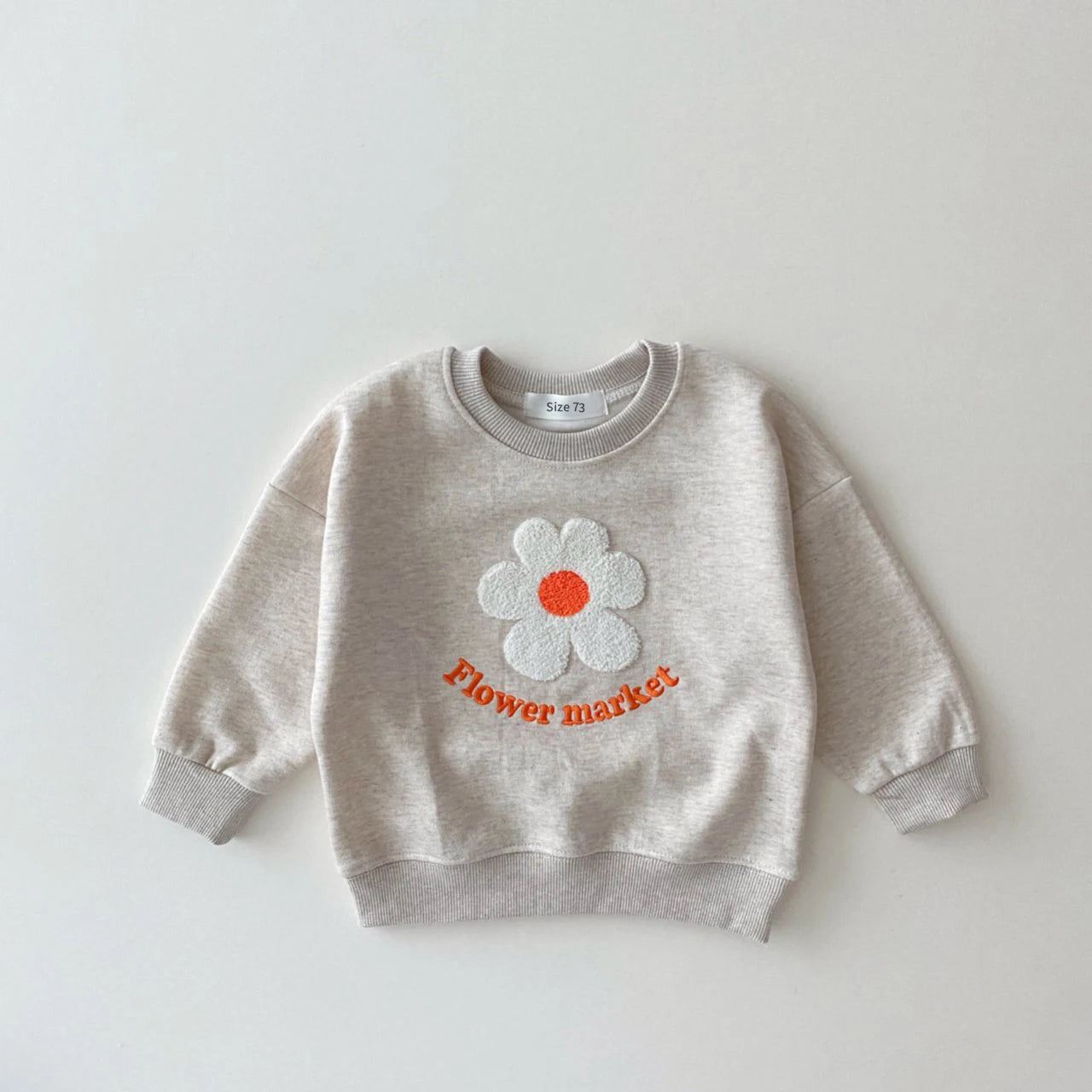 Newborn baby clothes set with floral sweater