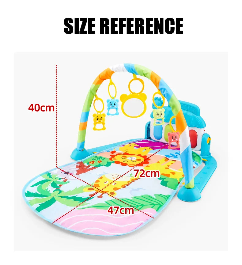 Baby piano play gym activity mat