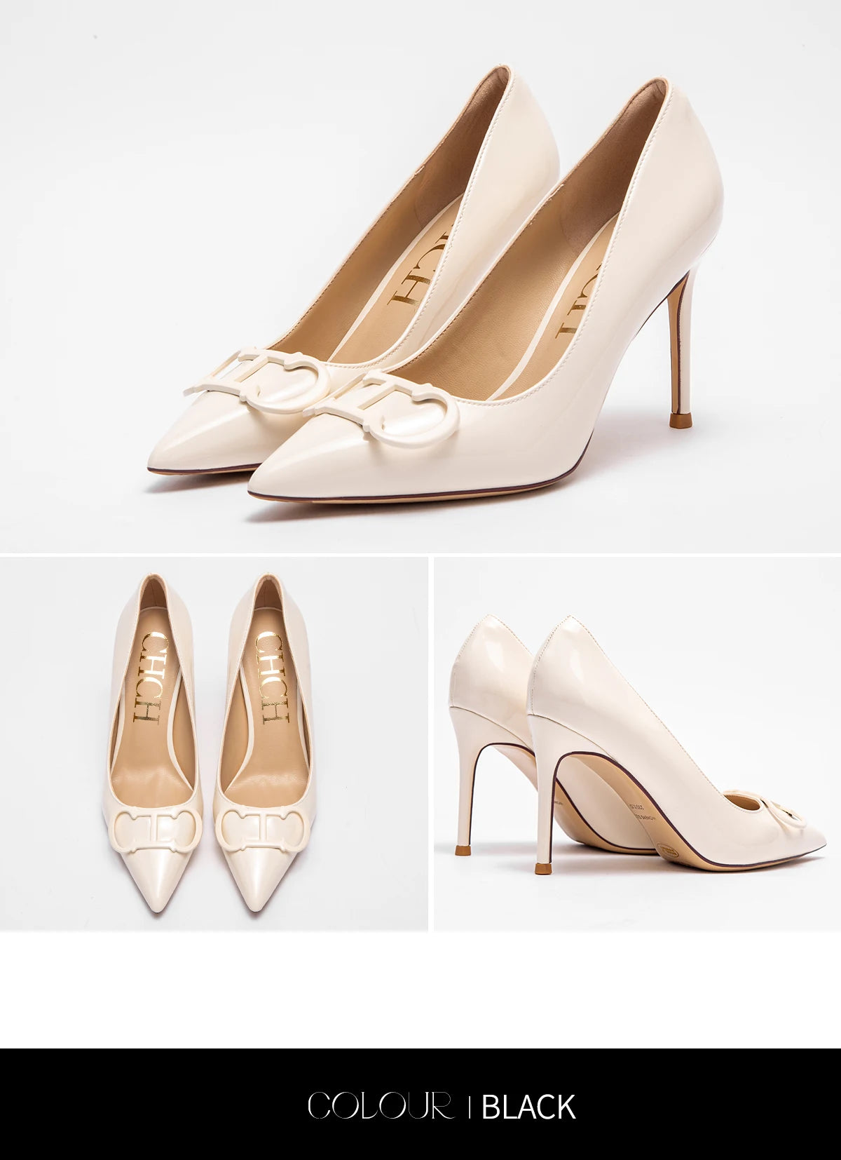 Women's Pointed Toe High Heels | Elegant Buckle Party Shoes