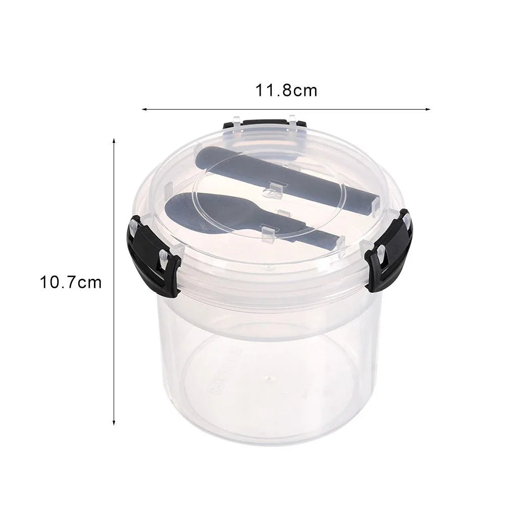 Portable and Multipurpose Airtight Two-Tier Food Container