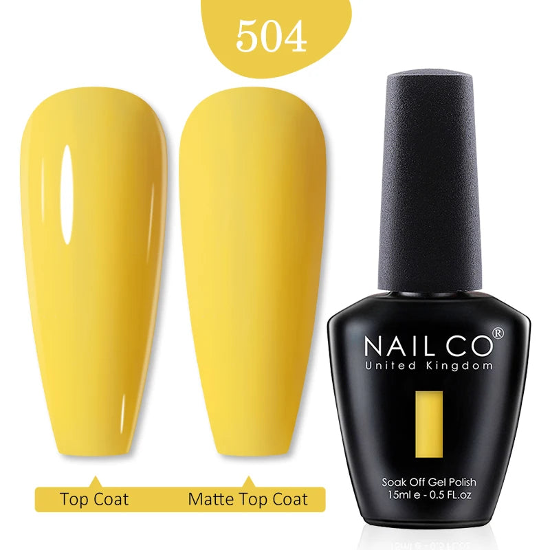 Gel Nail Polish (15ml) Semi-Permanent UV for Nail Art