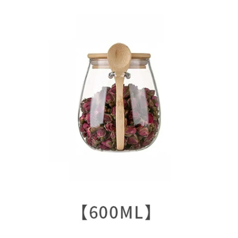 Glass Jar with Airtight Lid