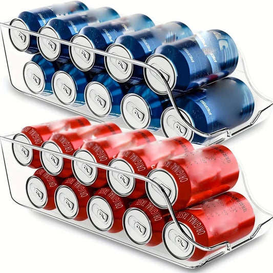 Refrigerator Beverage Dispenser | Rolling Can Organizer