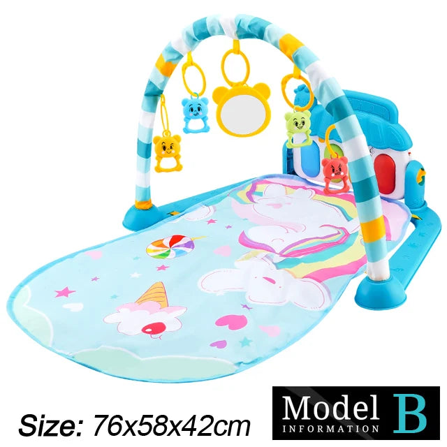 Baby piano play gym activity mat
