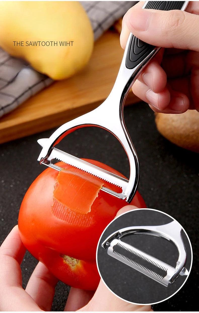 Stainless steel vegetable peeler kitchen tool