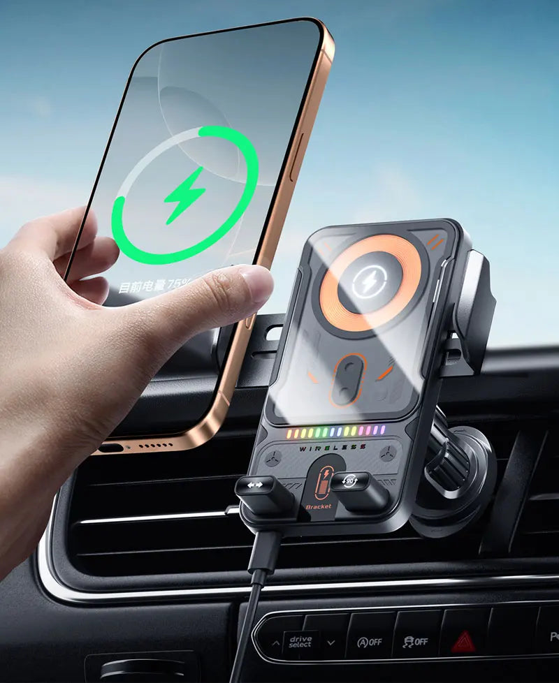 MagSafe wireless car mount charger