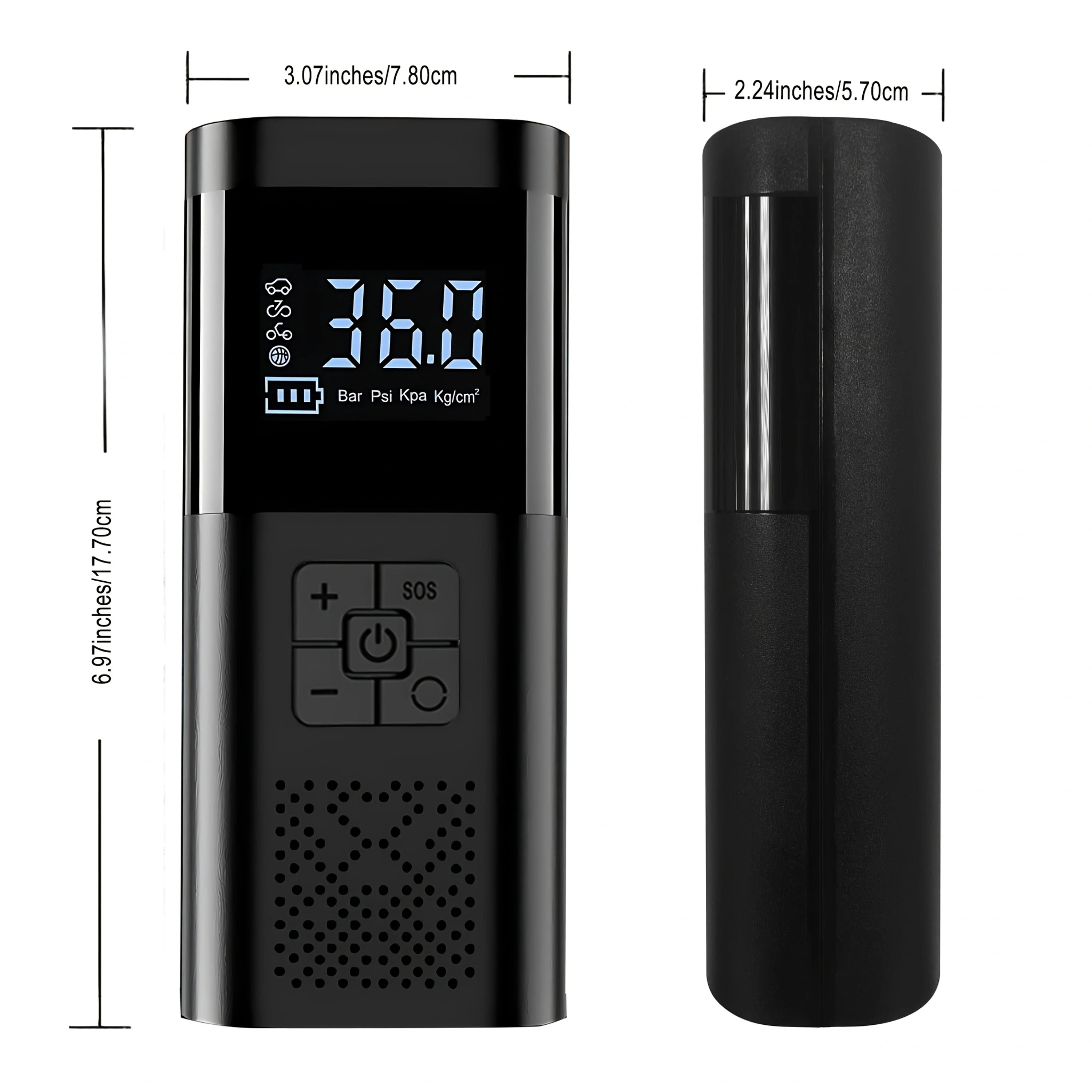 Cordless Tire Inflator | 150 PSI Portable Car Air Compressor...