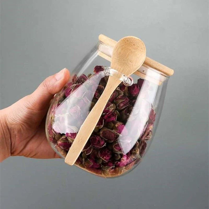 Glass Jar with Airtight Lid