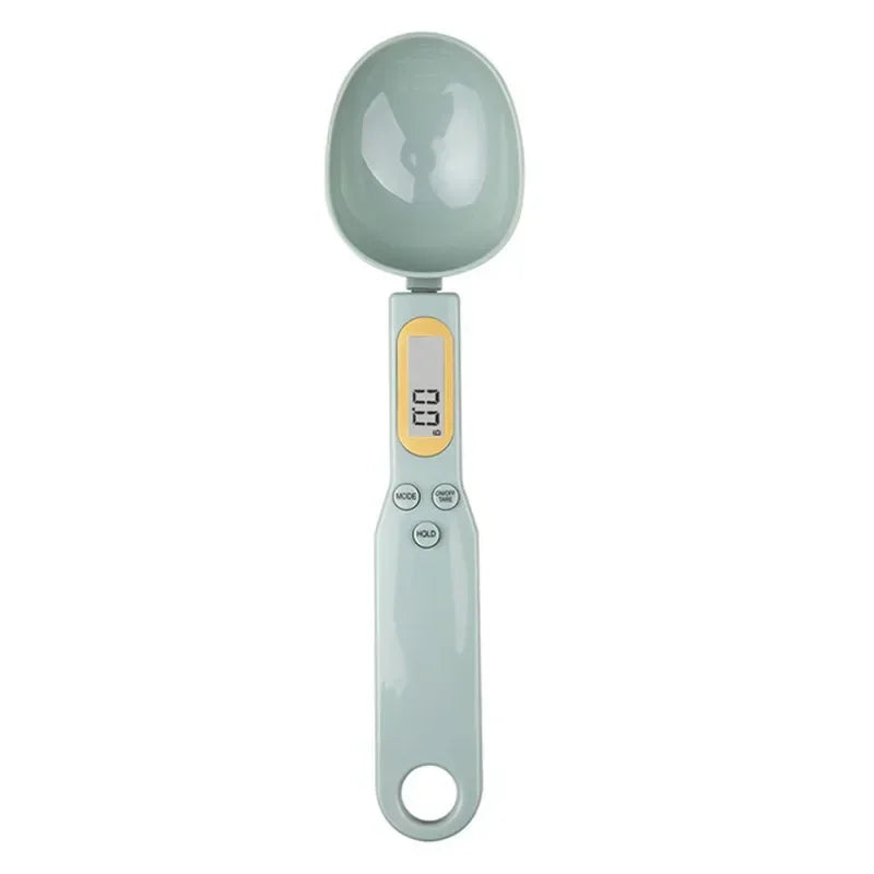 Digital kitchen measuring spoon, mini precision scale from 0.1g to 500g with LCD display, electronic measuring spoon.